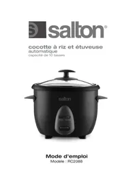 Notice Salton RC2088 Cuiseur à riz