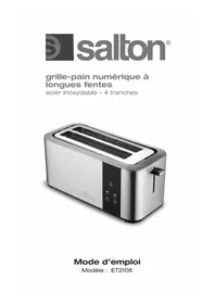 Notice Salton ET2108 Grille-pain