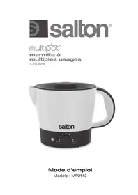 Notice Salton MP2143 Appareil multi-cuisson
