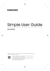Notice SAMSUNG HW-Q995GD Barre de son