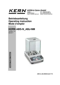 Notice Kern ABJ 220-4NM Balance