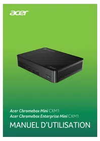 Notice ACER CHROMEBOX CXM1 Ordinateur de bureau