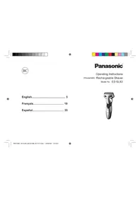 Notice PANASONIC ES-SL83S Rasoir