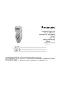Notice PANASONIC ES-WD51 Rasoir