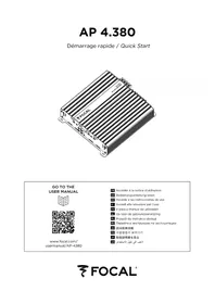 Notice FOCAL AP 4.380 Recepteur