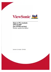 Notice VIEWSONIC VPC14-WP Ordinateur de bureau