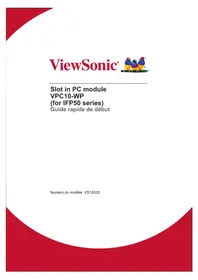 Notice VIEWSONIC VPC10-WP Ordinateur de bureau
