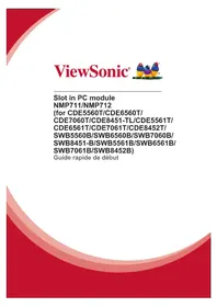 Notice VIEWSONIC NMP711 Ordinateur de bureau
