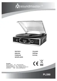 Notice Soundmaster PL590 Platine disque
