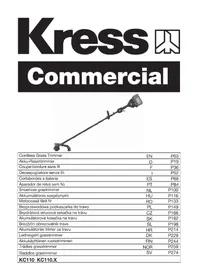 Notice KRESS KC110.9 Coupe-herbe
