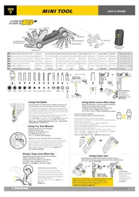 Notice Topeak MINI 18+ Accessoire de vélo
