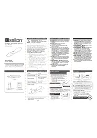 Notice Salton ICS2146 Chauffe-Plats