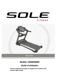Notice Sole Fitness TT8 Tapis de course