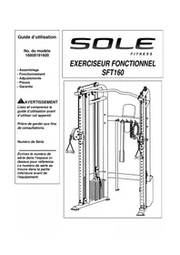 Notice Sole Fitness SFT160 Équipement de fitness