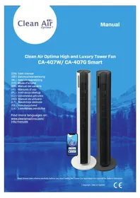 Notice Clean Air Optima CA-407W SMART Ventilateur