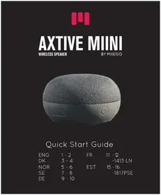 Notice Miiego AXTIVE MIINI Ecouteur