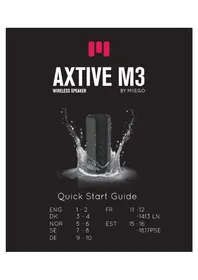 Notice Miiego AXTIVE M3 Ecouteur