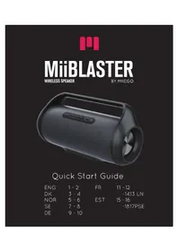 Notice Miiego MIIBLASTER Ecouteur