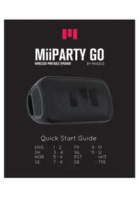 Notice Miiego MIIPARTY GO Ecouteur