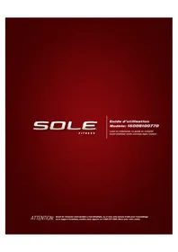 Notice Sole Fitness S77 Tapis de course