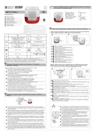 Notice DELTA DORE TYXAL+ SEF2 Sonneur d'alarme
