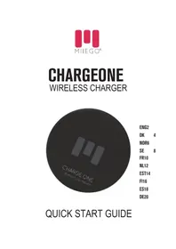 Notice Miiego CHARGE ONE RE:DUCE Ecouteur