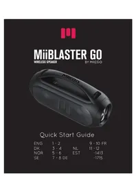 Notice Miiego MIIBLASTER GO Ecouteur