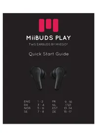 Notice Miiego MIIBUDS PLAY Ecouteur