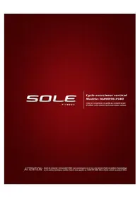Notice Sole Fitness B54 Formateur de vélo d'intérieur