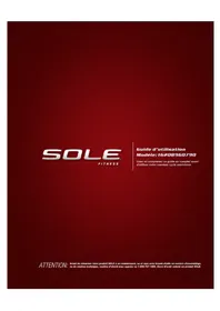 Notice Sole Fitness LCB Formateur de vélo d'intérieur