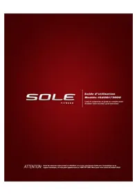 Notice Sole Fitness SB900 Formateur de vélo d'intérieur