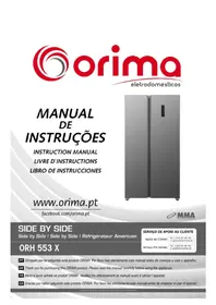 Notice Orima ORH-553-X Réfrigérateur