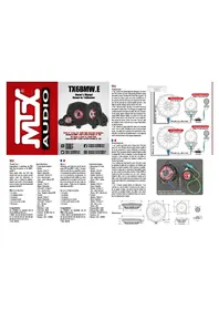 Notice MTX Audio TX6BMW.E Haut-parleur voiture