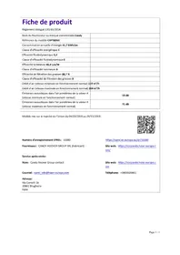 Notice CANDY CXFT60NX Hotte