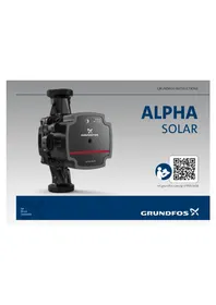 Notice Grundfos ALPHA SOLAR Pompe