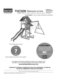 Notice Backyard Discovery TUCSON Jouets