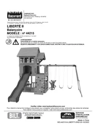 Notice Backyard Discovery LIBERTY II Jouets