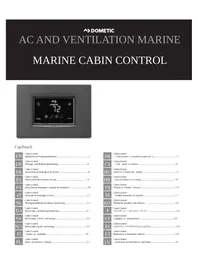 Notice DOMETIC CAPTOUCH Thermostat