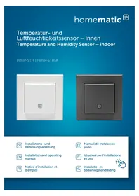 Notice Homematic IP HMIP-STH-A Humidificateur