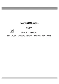 Notice Porter & Charles CI76V Cuisinière