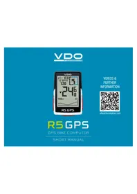 Notice VDO R5 Compteur