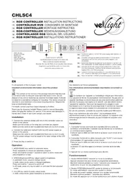 Notice VELLEMAN CHLSC4 Gradateur