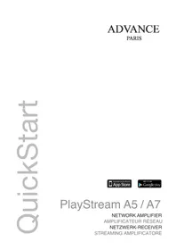 Notice ADVANCE PLAYSTREAM A5 Recepteur