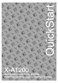 Notice ADVANCE X-A1200 Recepteur