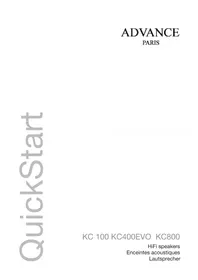 Notice ADVANCE KC-400 EVO Haut-parleur