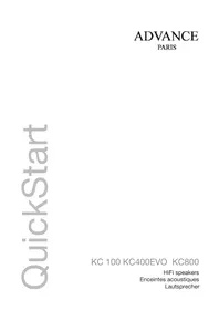 Notice ADVANCE KC-100 Haut-parleur