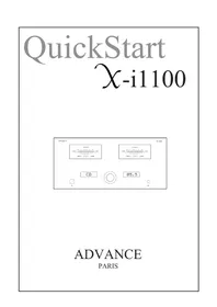 Notice ADVANCE X-I1100 Recepteur