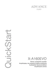 Notice ADVANCE X-A160 EVO Recepteur