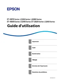 Notice EPSON ECOTANK L5310 Non catégorisé