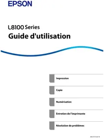 Notice EPSON ECOTANK L8100 Non catégorisé